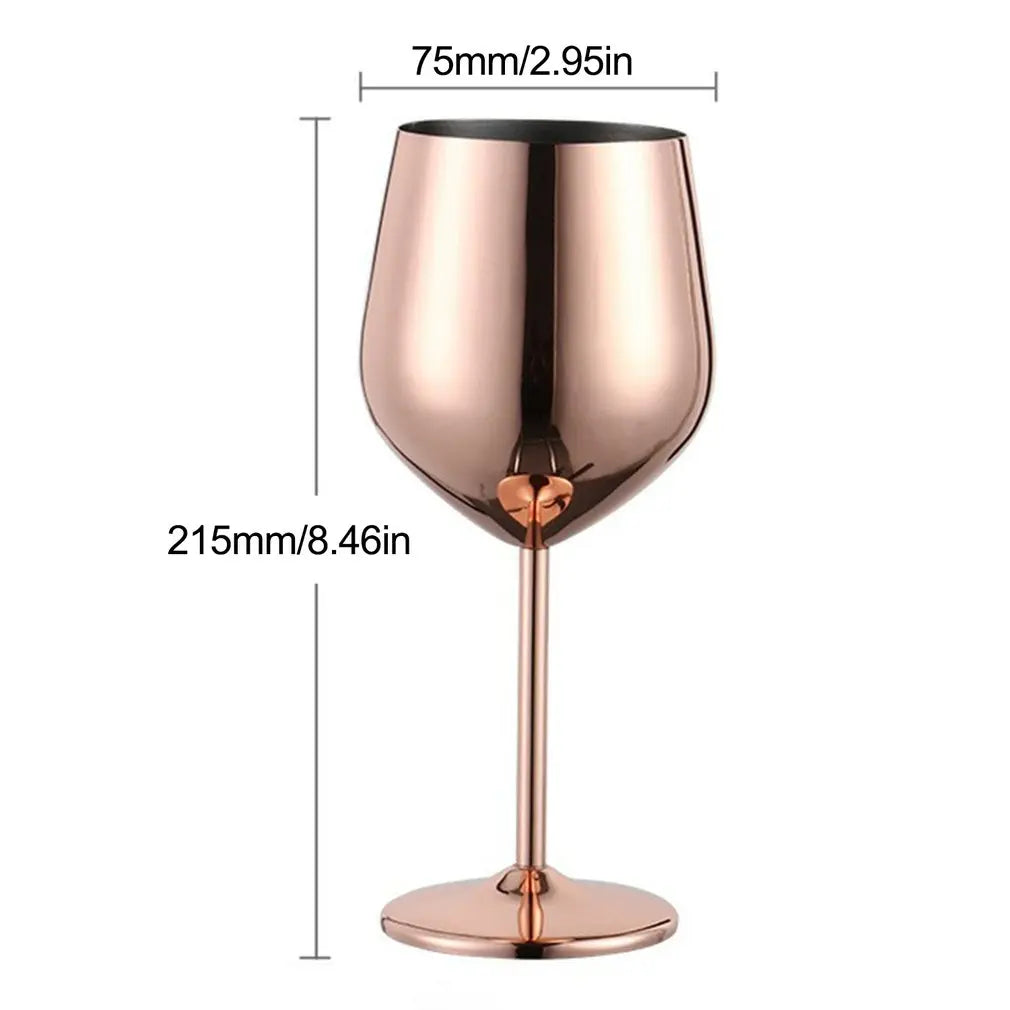 Stanless Steel Wine Glasses 530ml